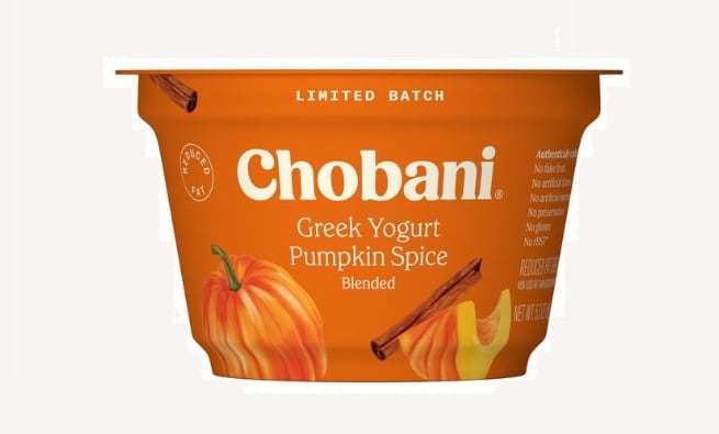 Chobani Greek Yogurt Pumpkin Spice