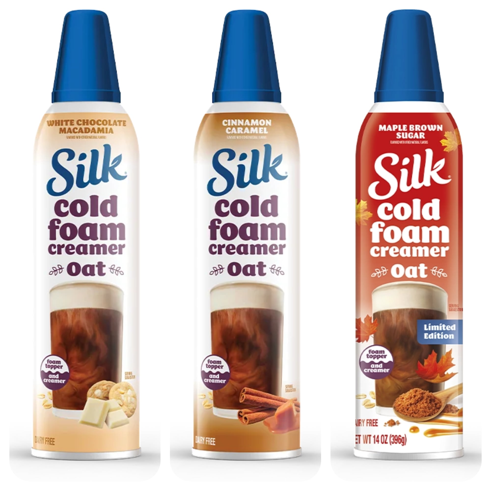 silk cold foam coffee creamers