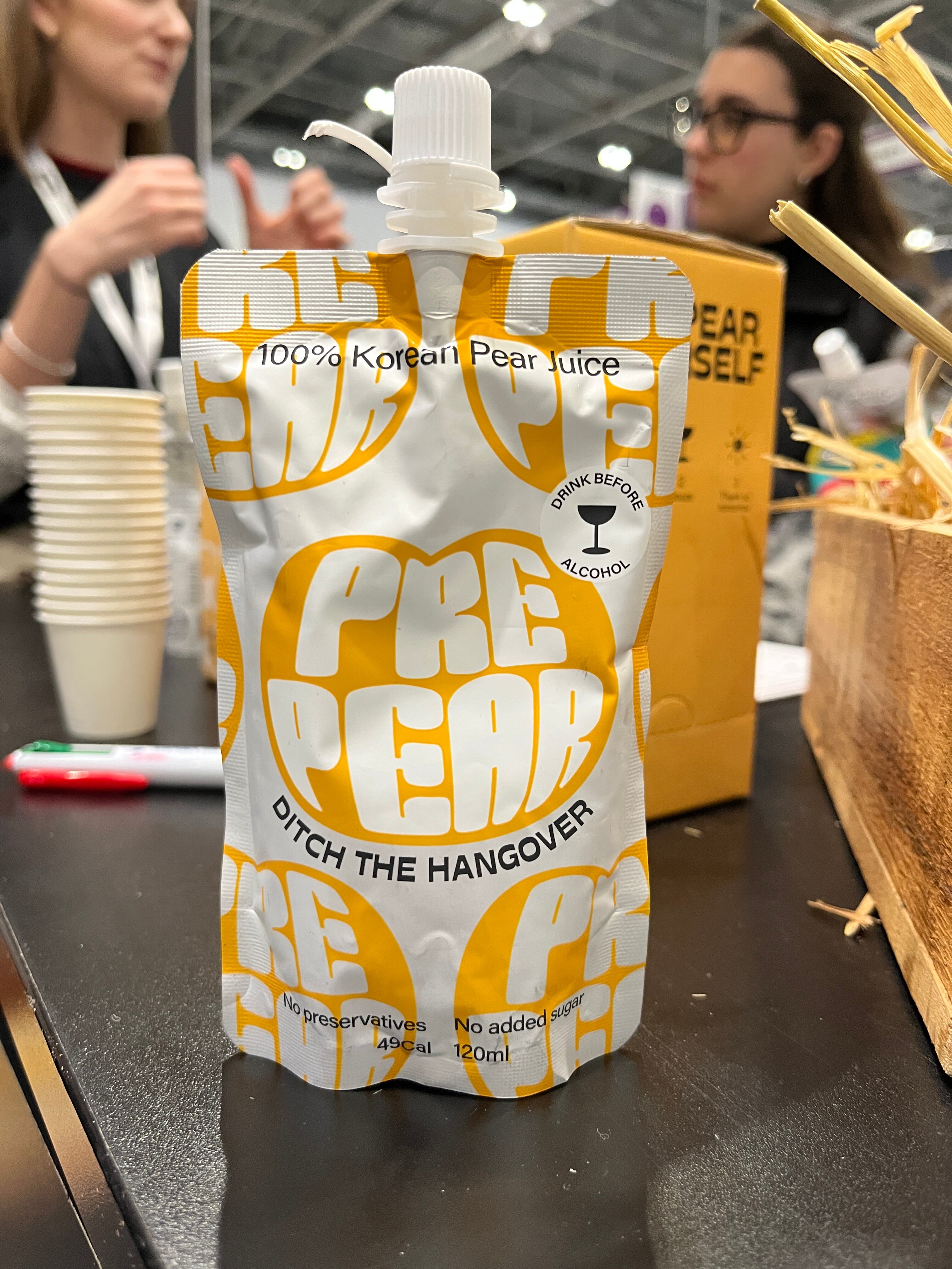Pouch of PrePear juice