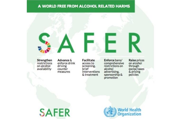 World Health Organization launches ‘Safer’ alcohol initiative