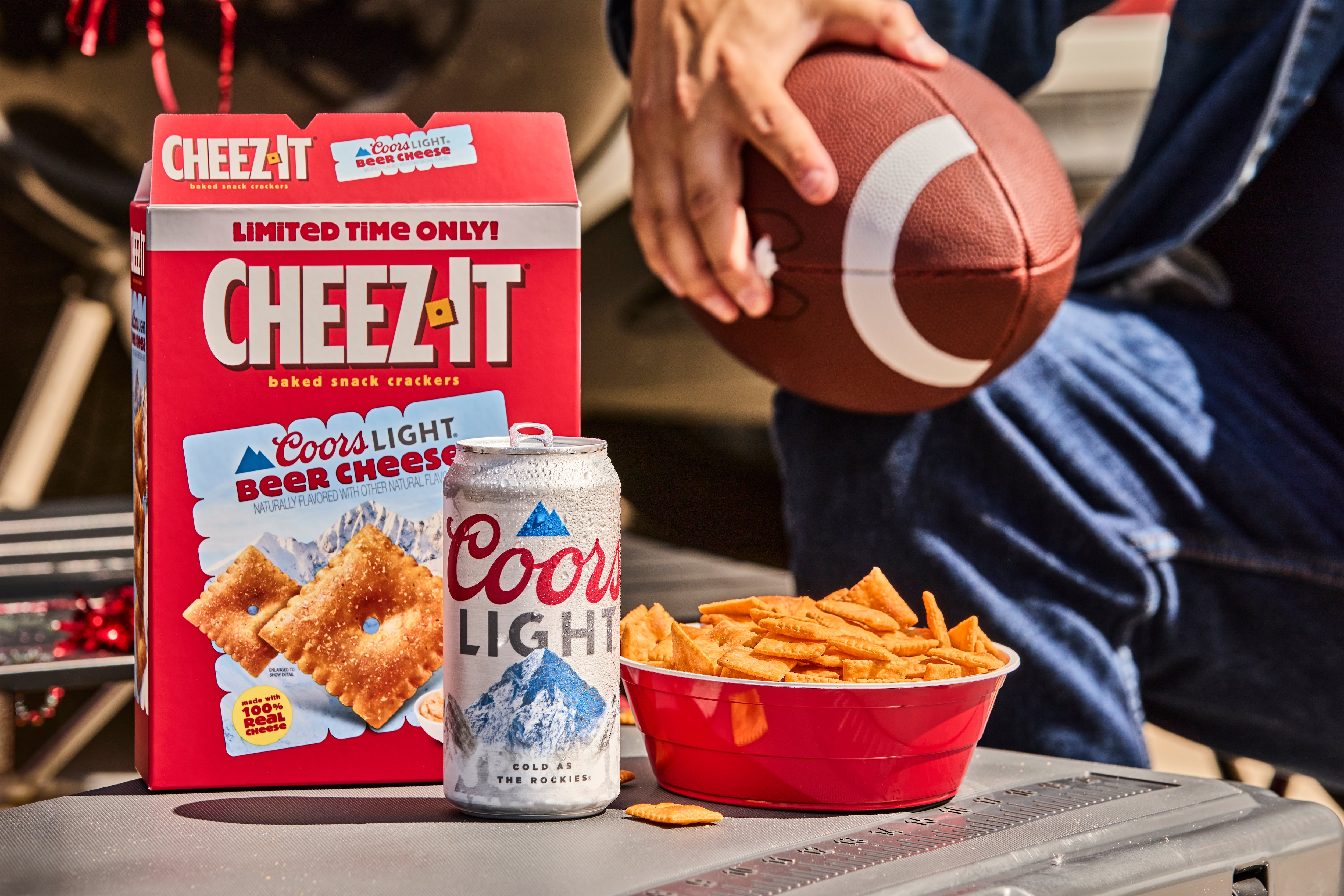 Cheez-It and Coors Light partner in new limited-edition beer cheese flavoured crackers