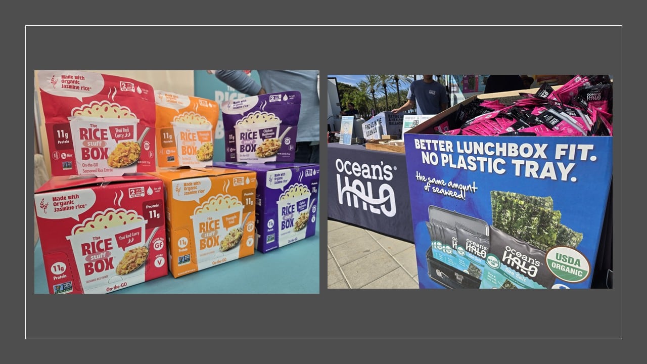 Brands showcase reduced and more functional packaging.