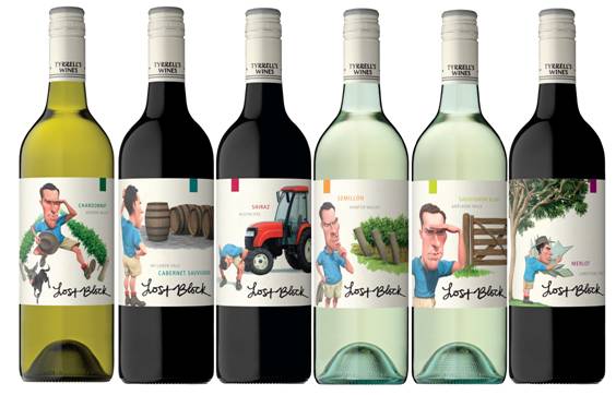 Tyrrell's Wines revamps label with cartoon boss