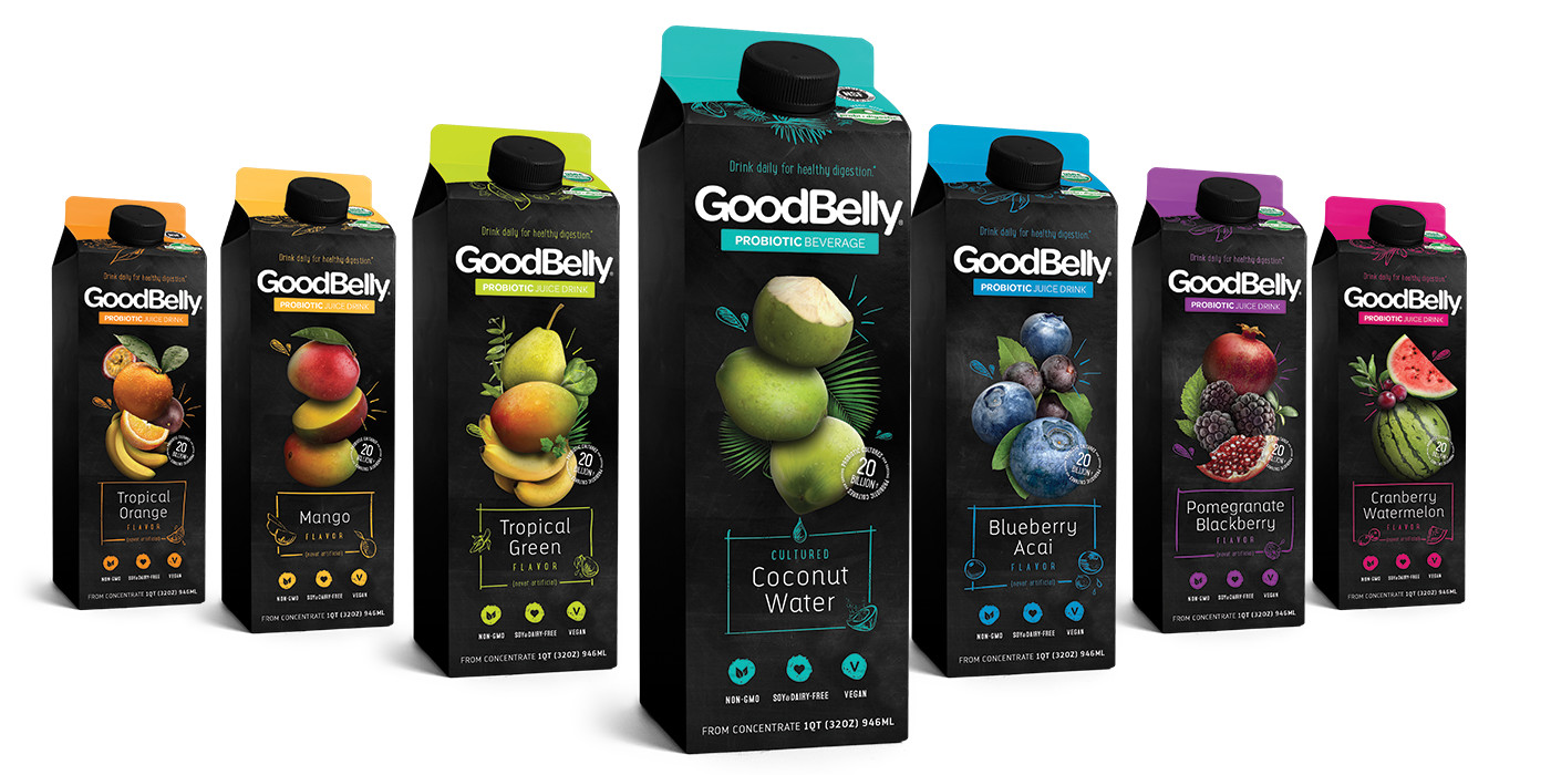 GoodBelly Probiotics Blueberry Acai Flavor Probiotic Juice Drink