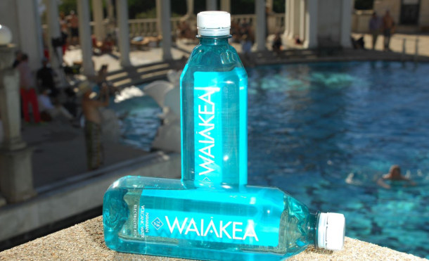 Waiakea water by swimming pool