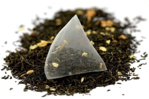 Zest pyramid tea bags