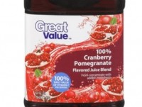 Walmart cranberry pomegranate juice cropped