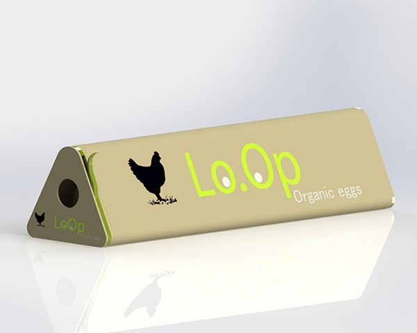 Loop organic egg packaging, Turkey