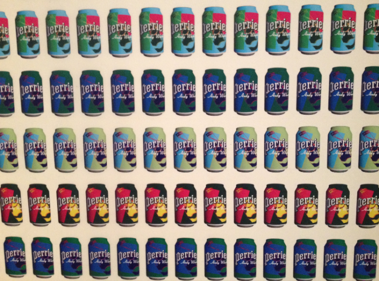 Perrier goes pop! Andy Warhol