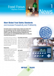 Meet global food safety standards and increase productivity