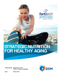 Strategic Nutrition for Healthy Aging