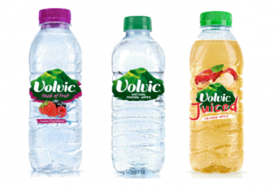 Danone waters brand Volvic updates packaging for 'iconic look'