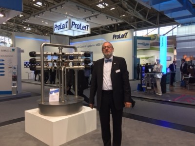 Dr. Rudolf Michel, head of development, Beverage and Beer production, GEA at drinktec.