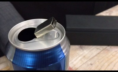 EvoCan beverage can tab that can be used as a whistle