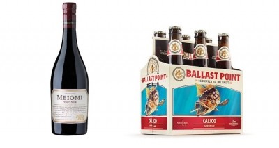 Constellation Brands' CEO said the acquisition of wine company Meiomi & craft beer Ballast Point coincides favorably with a consumer shift to premium beverages 