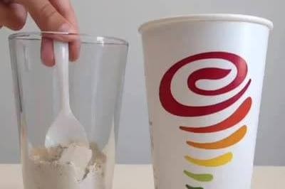 The Quaker oats are easy-to-blend for Jamba Juice smoothies