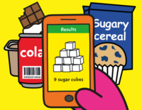 Children aged 4-10 years consume around 22 kg of sugar per year according to Public Health England. (Image: Public Health England)