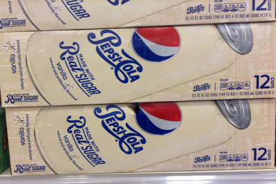 Vanilla-flavored Pepsi Cola on Target shelves in July 2014: Al Carey said flavors are resonating well with millennials, while 'real sugar' also appeals to consumers (Mike Mozart/Flickr)