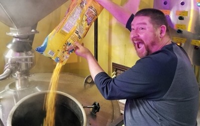 Cap'n Crunch Berries beer's flavor is 'still developing', says Somerville Brewing. Pic: Mike Johnson of fest.pics 