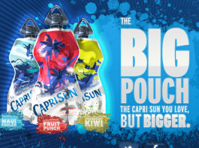 'The Capri Sun You Love': July 2012 launch in a new shaped, reclosable pouch