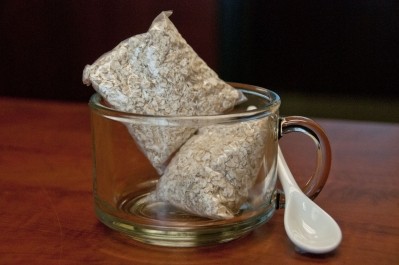 MonoSol pouch containing oatmeal