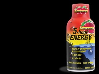 5-hour Energy accounts for 90% of the energy shots market