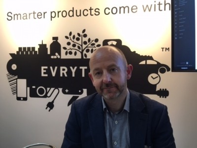 Andy Perrink, product marketing director, Evrythng, at the AIPIA Congree.