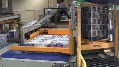 Secondary packaging equipment, such as TopTier's palletizers, emphasize safety and flexibility.