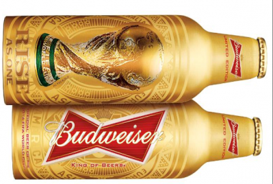 Trophy packaging: Budweiser launches special edition World Cup bottle