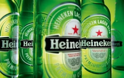 The iconic red star logo. Picture: Heineken.