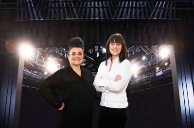 Smith (L) said the business had made significant strides since she filmed the Dragons’ Den TV programme with her business partner Lynwen Harrison (R) in March 