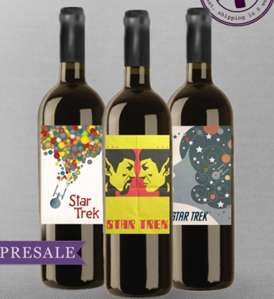 ‘Beam me up, some limited edition Star Trek wine …’
