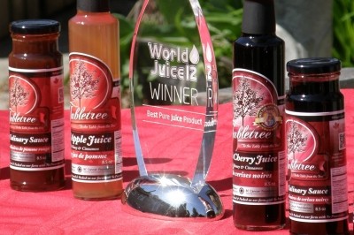 Tabletree won “Best Pure Juice” at the 2012 World Juice Awards in Barcelona, Spain, for its Black Cherry Juice. 