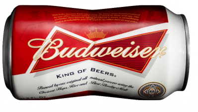 AB InBev sees its new look Budweiser can as a 'conversation starter', as it seeks to revitalize the brand in the US