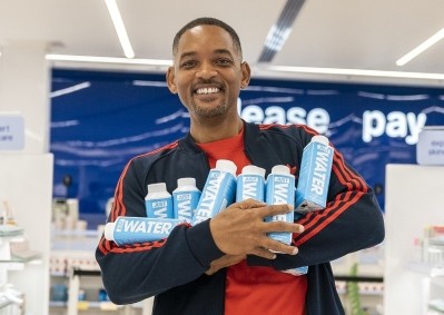 Will Smith helps launch Just Water in Boots. 