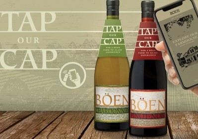 The Böen NFC connected wine bottles. Photo: Böen 