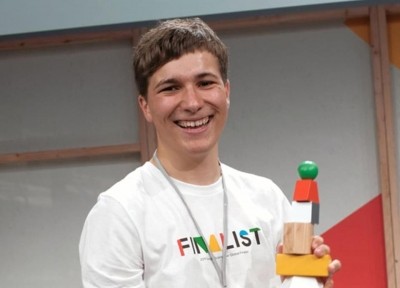 Fionn Ferreira wins this year’s Google Science Fair competition. Photo: Google.