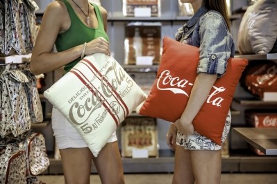 The old and the new: Coca-Cola is revitalizing its iconic trademark brand for the modern consumer. Pic:Coca-Cola.