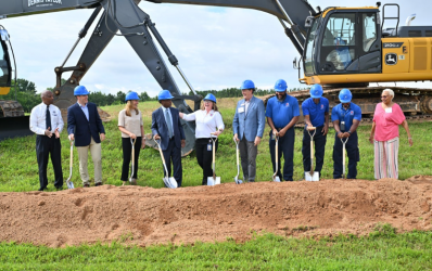 The breaking ground ceremony. Pic: PBNA