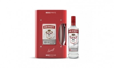 Smirnoff is one of the brands using the ecoTOTE. Pic: Diageo