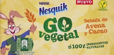 In Spain, the new SKU will be branded 'Nesquik Go Vegetal'. Image source: Nestlé