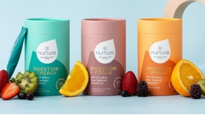 Digestion + Immunity, Digestion + Energy and Digestion + Focus powdered probiotic drinks by Nurture © Nurture