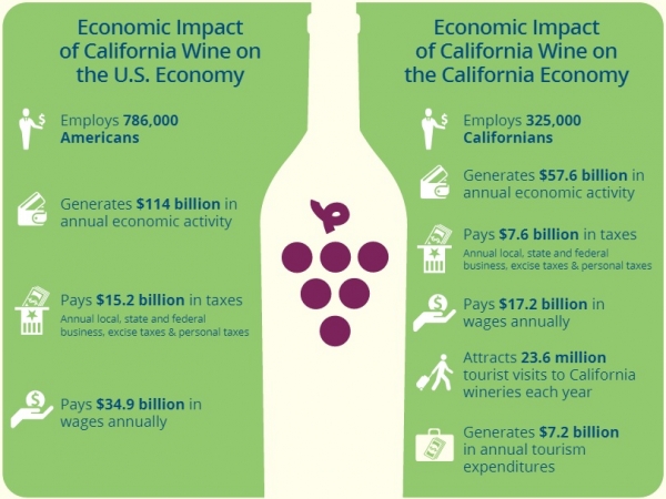 california wine infographic
