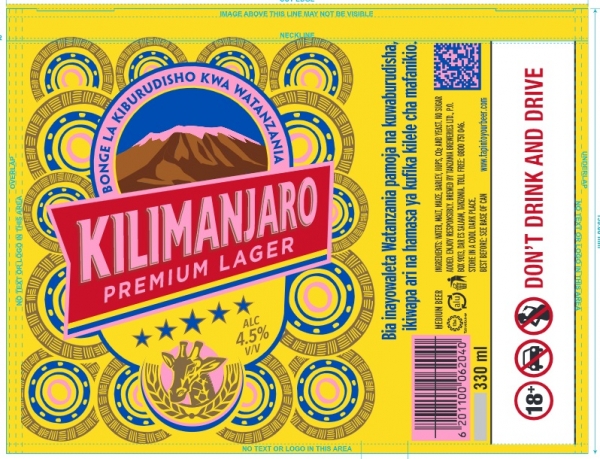 Kilimanjaro Label - Tanzania Breweries (002)