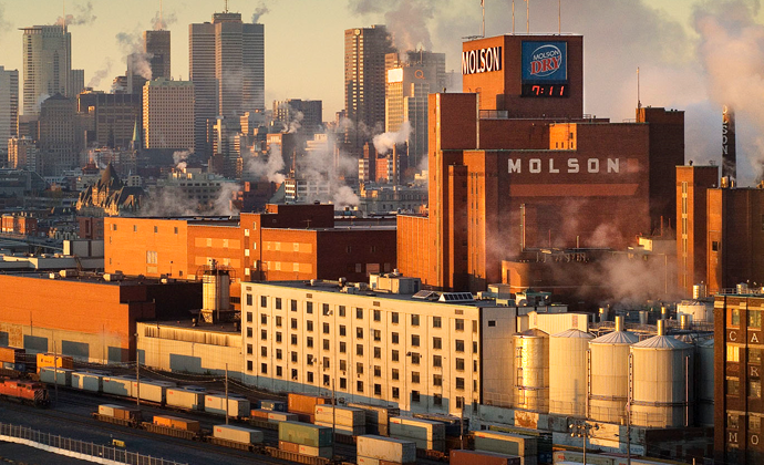 The iconic Molson brewery in Montreal (Picture Copyright: Molson Coors)