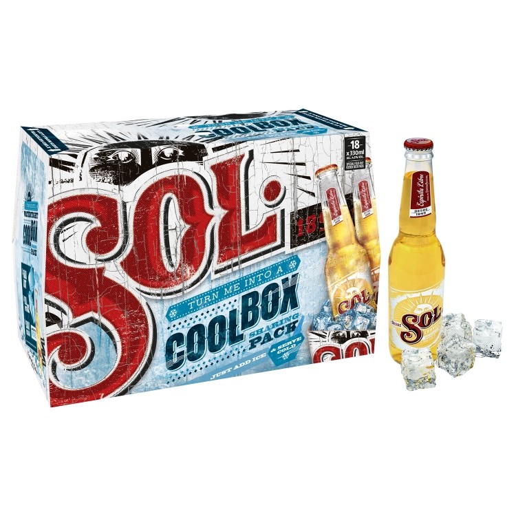 Heineken insulated cool box packaging for Sol lager