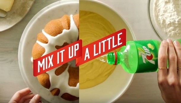 In the newly-launched campaign, 7UP is broadening its market reach as an ingredient staple for baking and cocktail mixing. 