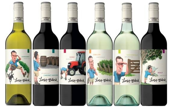 Tyrrell’s Wines revamps label with cartoon boss