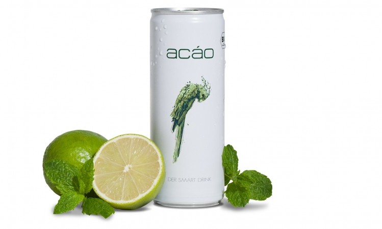 Germany's acáo - a natural energy drink - launched in Rexam cans in June