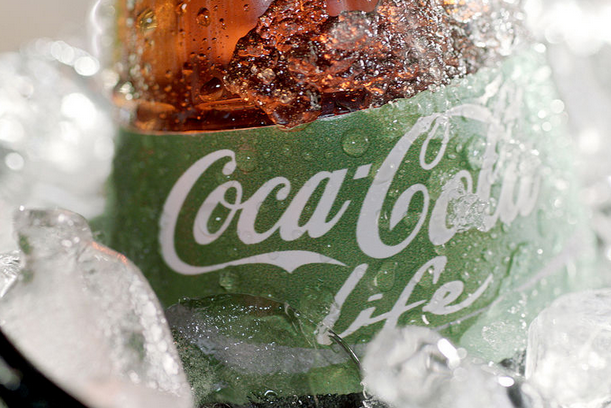 “The brand Coca-Cola Life may be new, but this bottle is also our latest innovation. In 1994 this weighed 36g, today it weighs 19.9g'